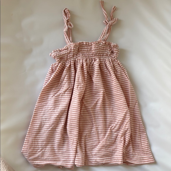 Ethel + Row Striped Pink baby girl Dress - size 3-6M - Picture 5 of 6